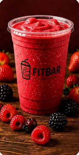 Jugo de frutos rojos